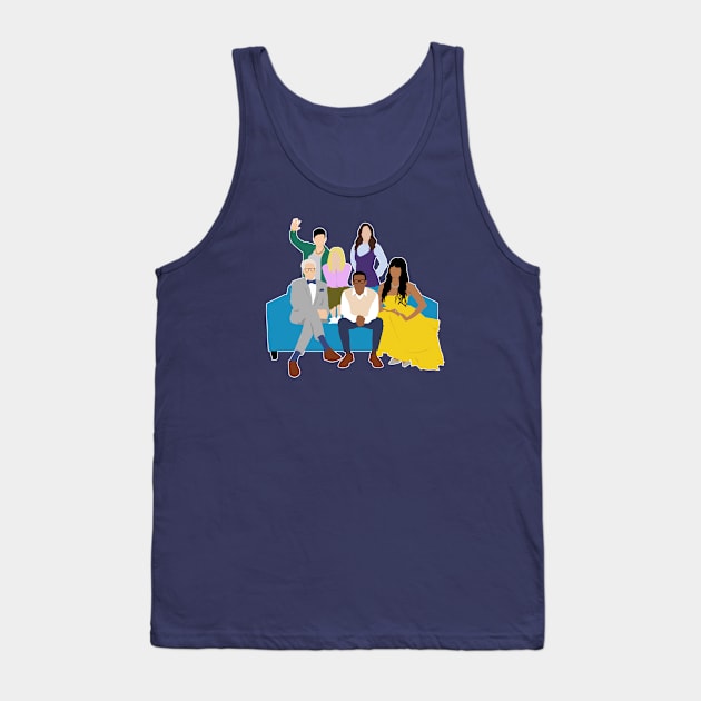 The Good Place Gang Tank Top by doctorheadly